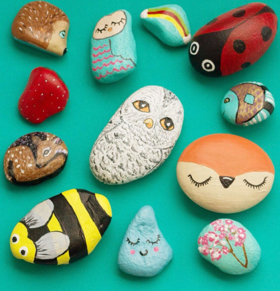 Роспись на камнях