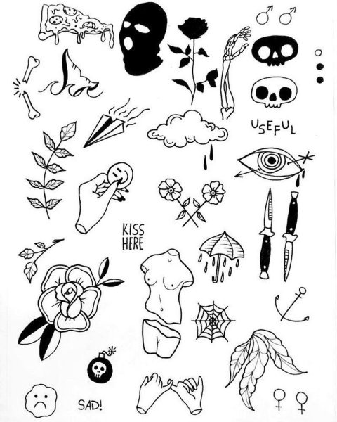 Маленькие рисуночки легкие