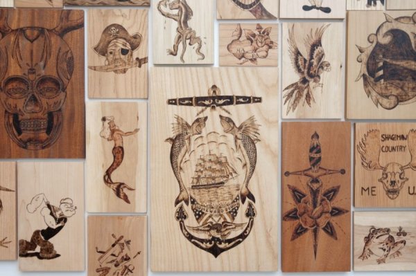 Пиратские для пирографии по дереву