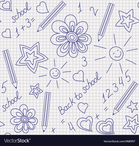 Зарисовки на полях тетради