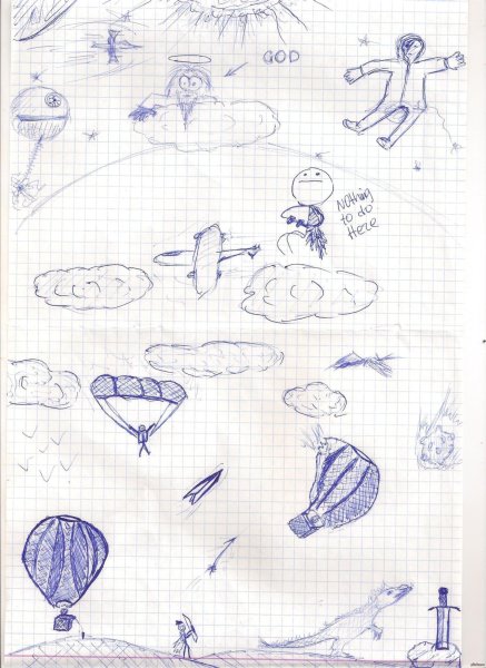 Каракули в тетради