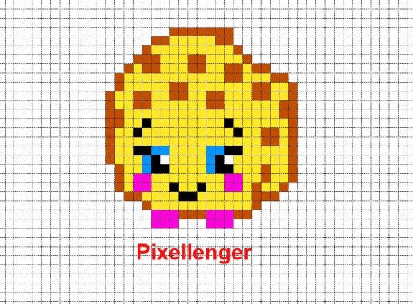 Пирожное по клеточкам