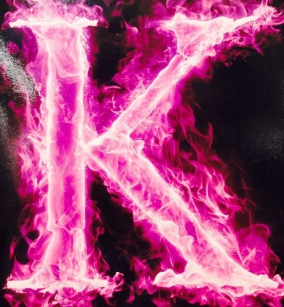 Огненная буква k