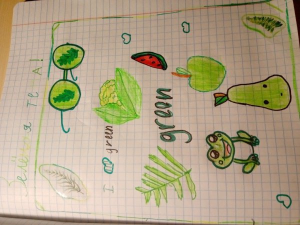 Брокколи для срисовки