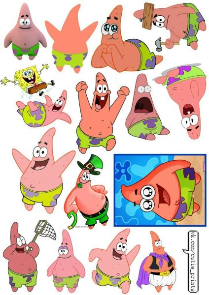 Маленькие рисунки губка Боб