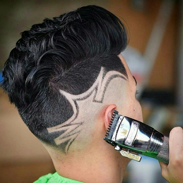 Мужские стрижки с Хаир тату