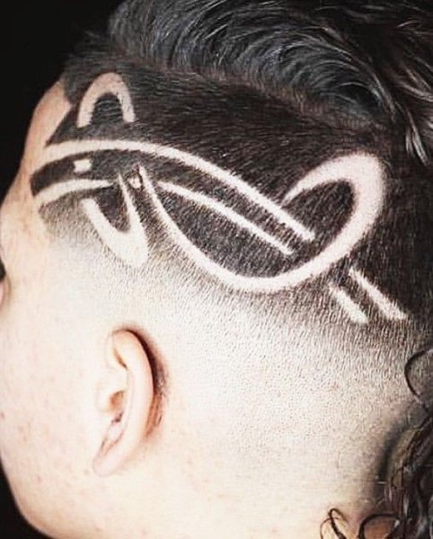 Крутые рисунки на голове