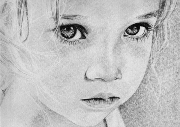 Мультяшное лицо девочки