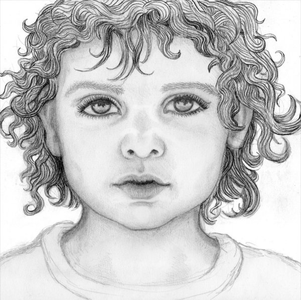 Мальчик и девочка для детей черно белые