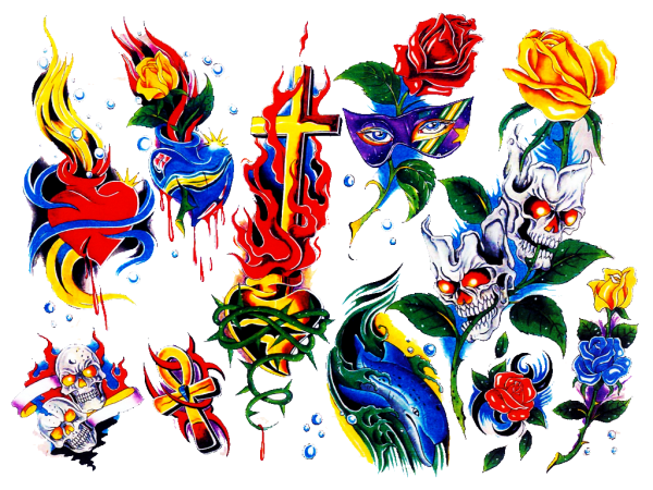 Цветные Татуировки