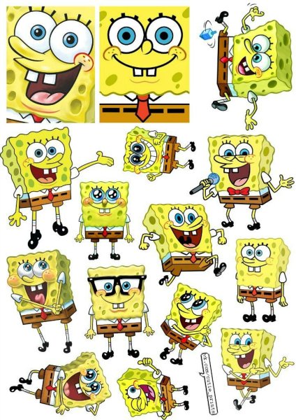Наклейка Спанч Боб