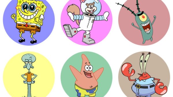 Губка Боб и Патрик для срисовки
