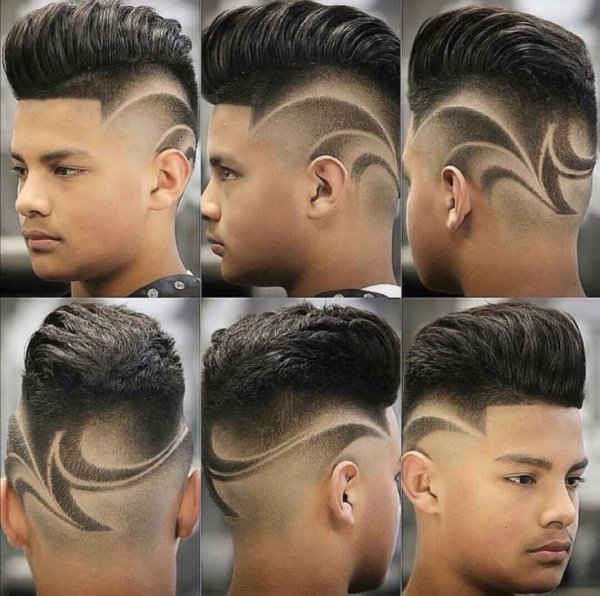 Прически для мальчиков модные барбершоп