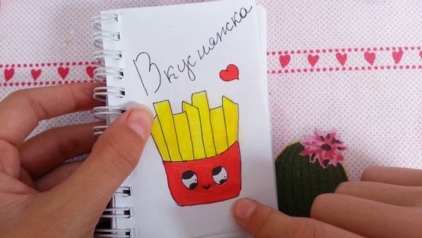 Рисунки в маленький блокнотик