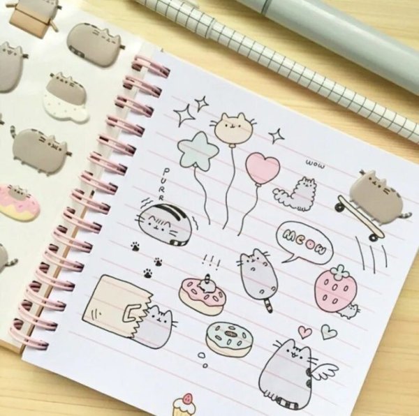 Лёгкие рисунки для блокнота