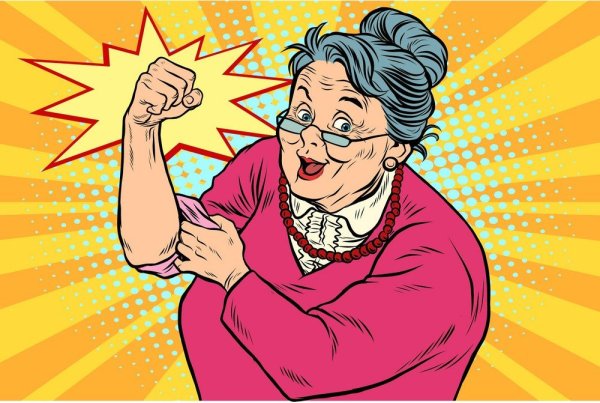 Карикатуры на пожилых женщин