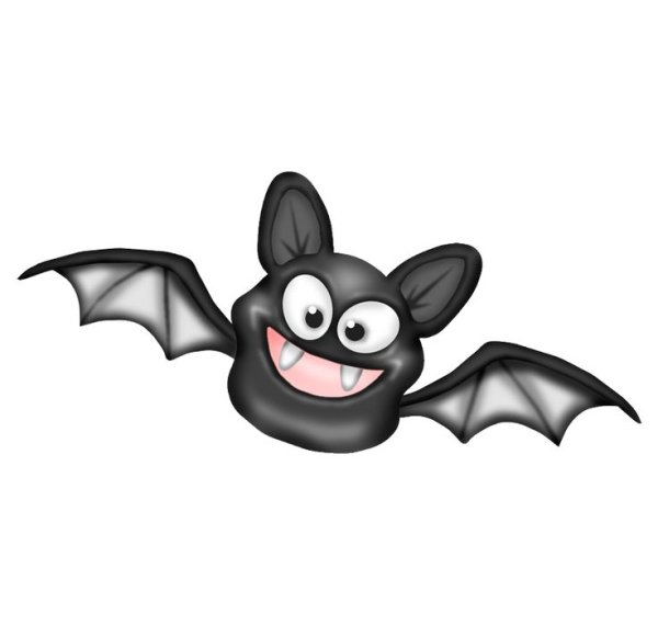 Летучая мышь сбоку рисунок