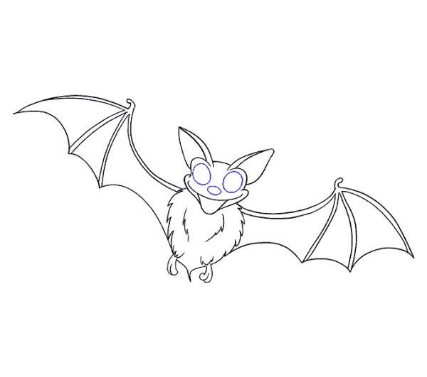 Летучая мышь шаблон для печати