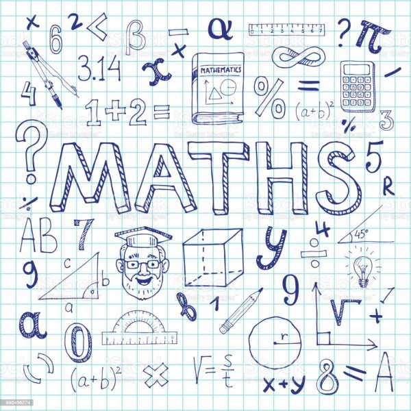 Математика обложка для тетради
