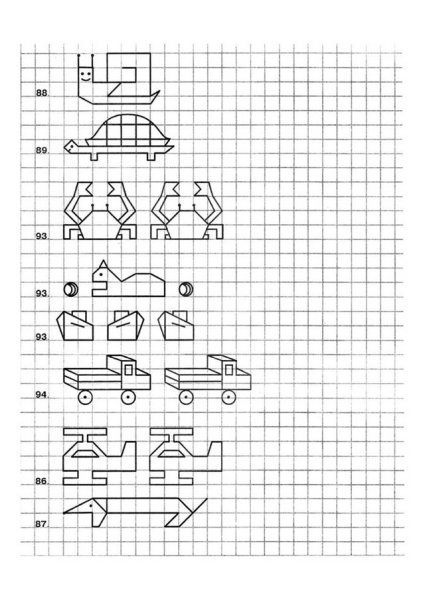 Задания в тетради в клетку для дошкольников