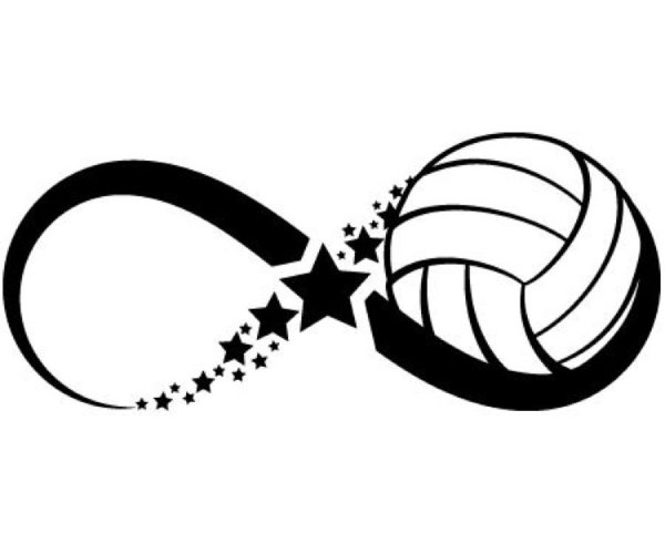 Волейбольный мяч для срисовки