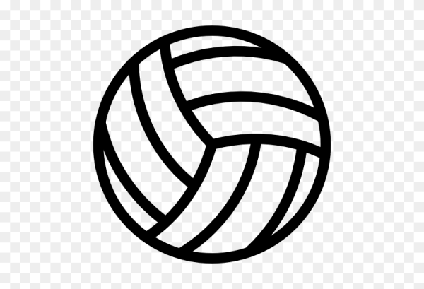 Мяч волейбол ч/б