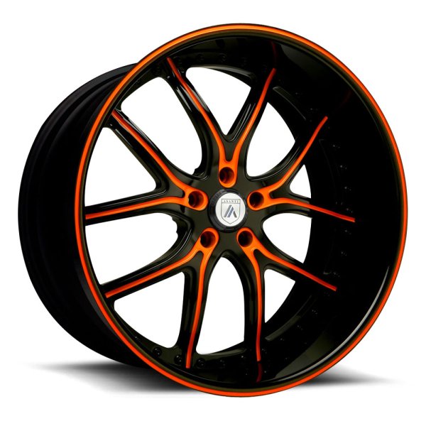 Оранжевые колесные диски