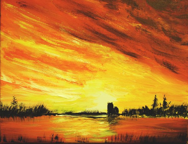 Композиция закат