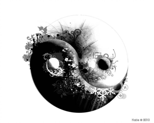 Инь Янь что черное а что белое