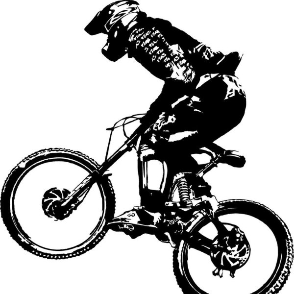 Горный велосипед вектор