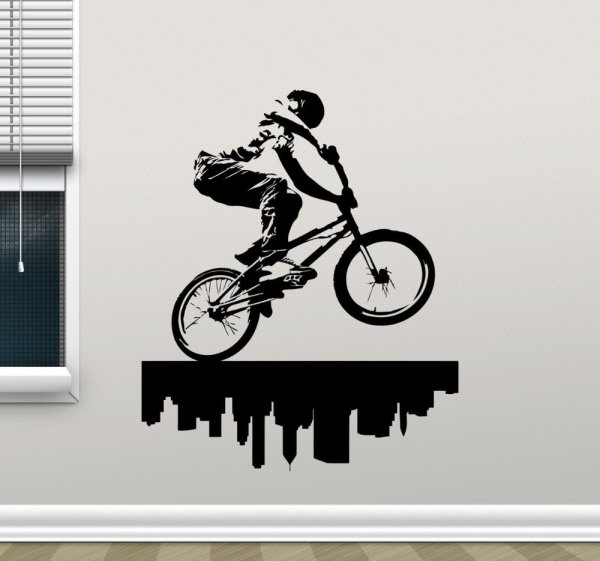 Наклейки на велосипед BMX