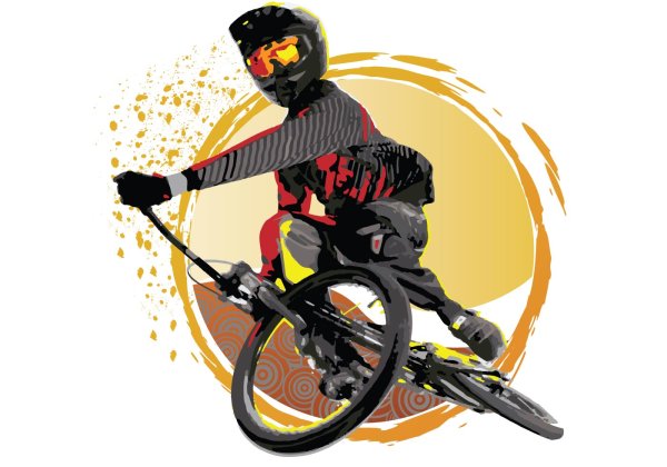 Extreme Freestyle BMX vector