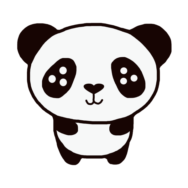 Картинки панды для срисовки