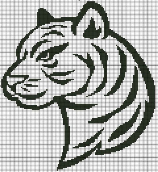 Рисунки по клеточкам сложные