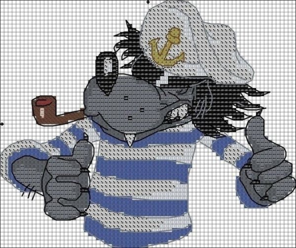 Вышивка крестом ну погоди схемы