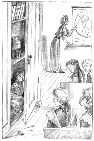 Рисунки к записке маленькой гимназистки Чарская
