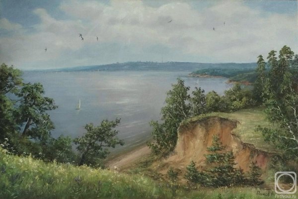 Ульяновск обрыв берег Волги