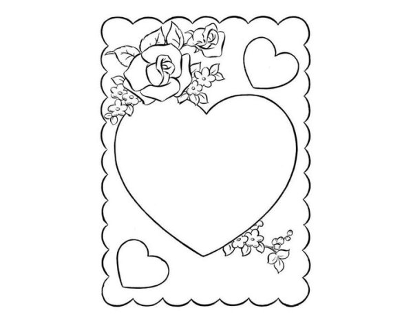 Раскраски антистресс сердце