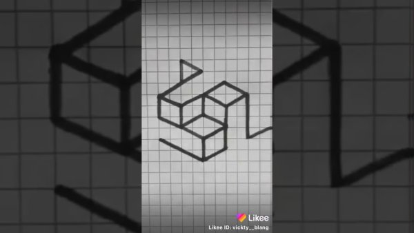 Оптические иллюзии по клеткам