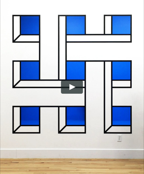 Объемные рисунки по клеткам