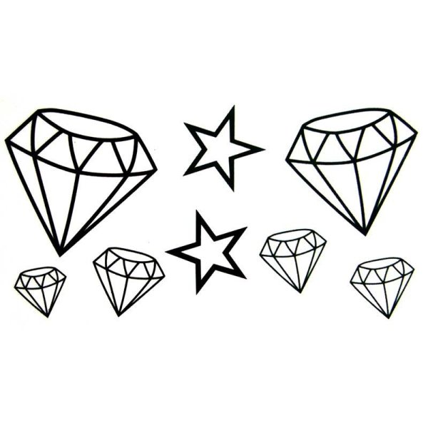 Тату Алмаз эскиз