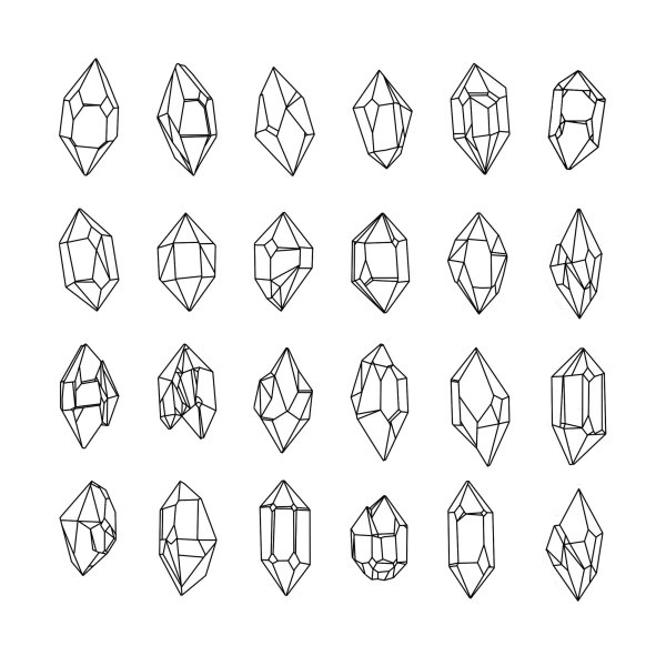 Распечатка кристалла