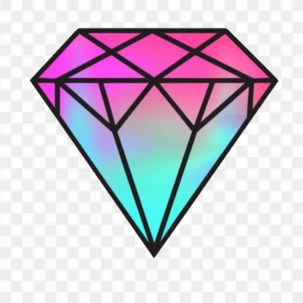 Алмаз мультяшный