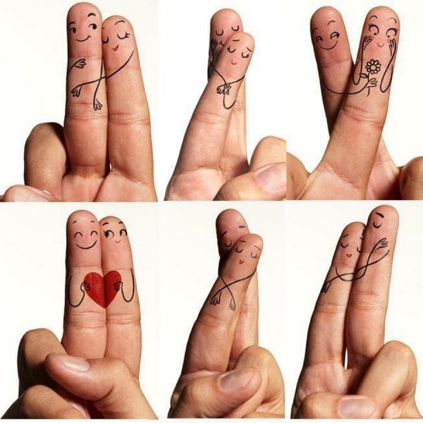 Прикольные тату на пальцах