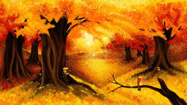 Осень иллюстрации