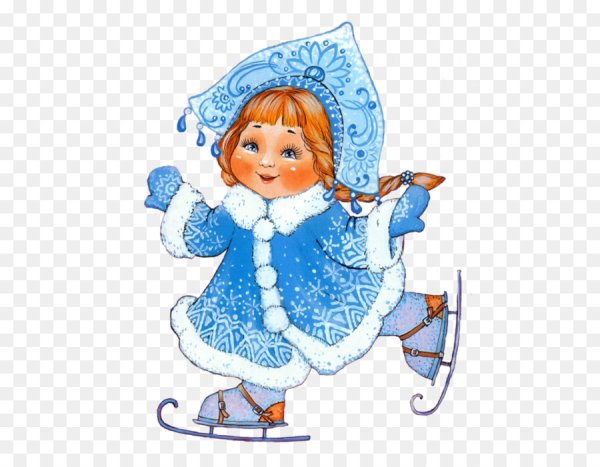 Лёгкая срисовка Снегурочки