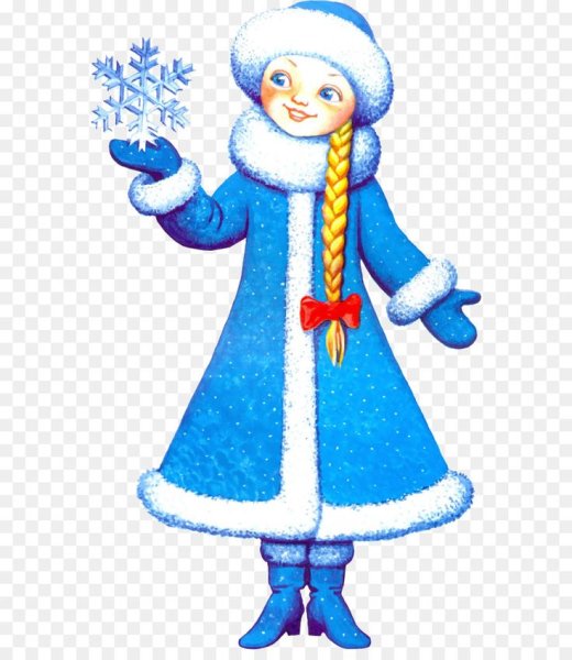 Раскраска "Снегурочка"