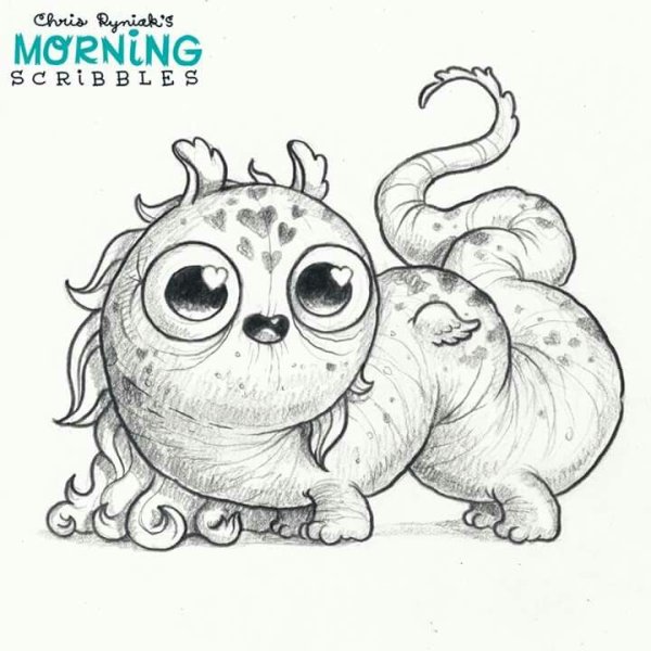 Chris Ryniak morning Scribbles малюнки