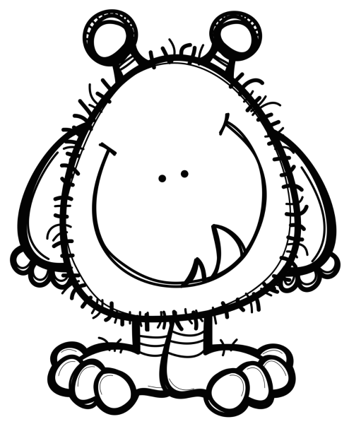 Раскраска монстрики