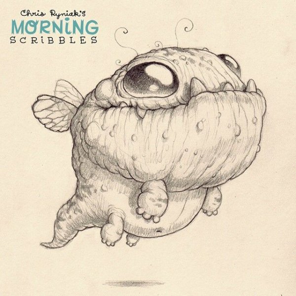 Милые монстры акварель